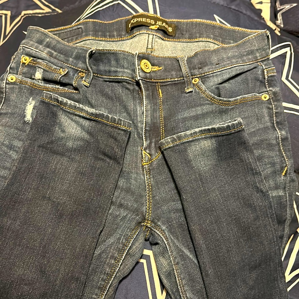 Express legging Jean mid rise